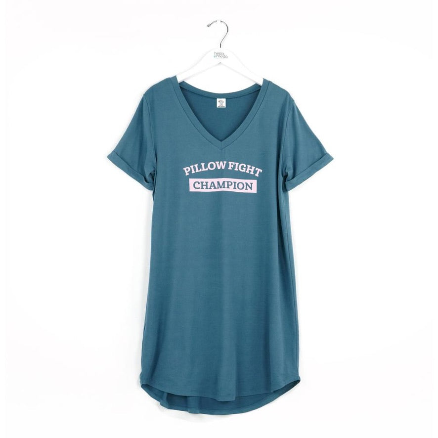 Sleep Shirt - Pillow Fight Champion