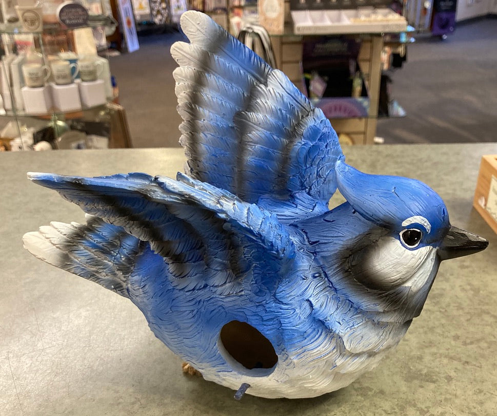 Garden - Bird House - Blue Jay