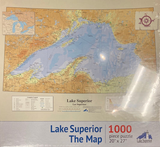 Puzzle - Lake Superior - The Map
