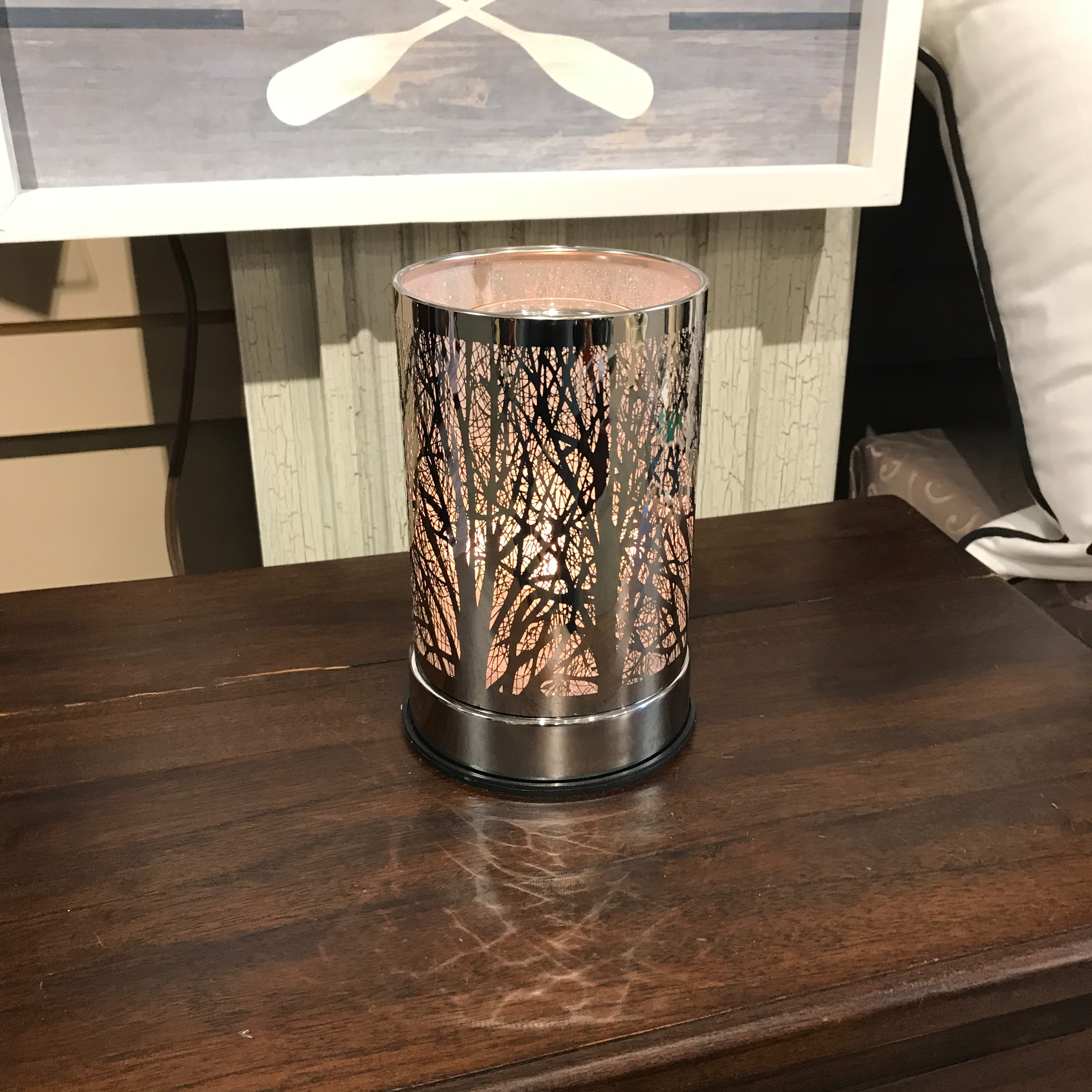 Touch Lamp Silver Forest Authentique Gift Shop