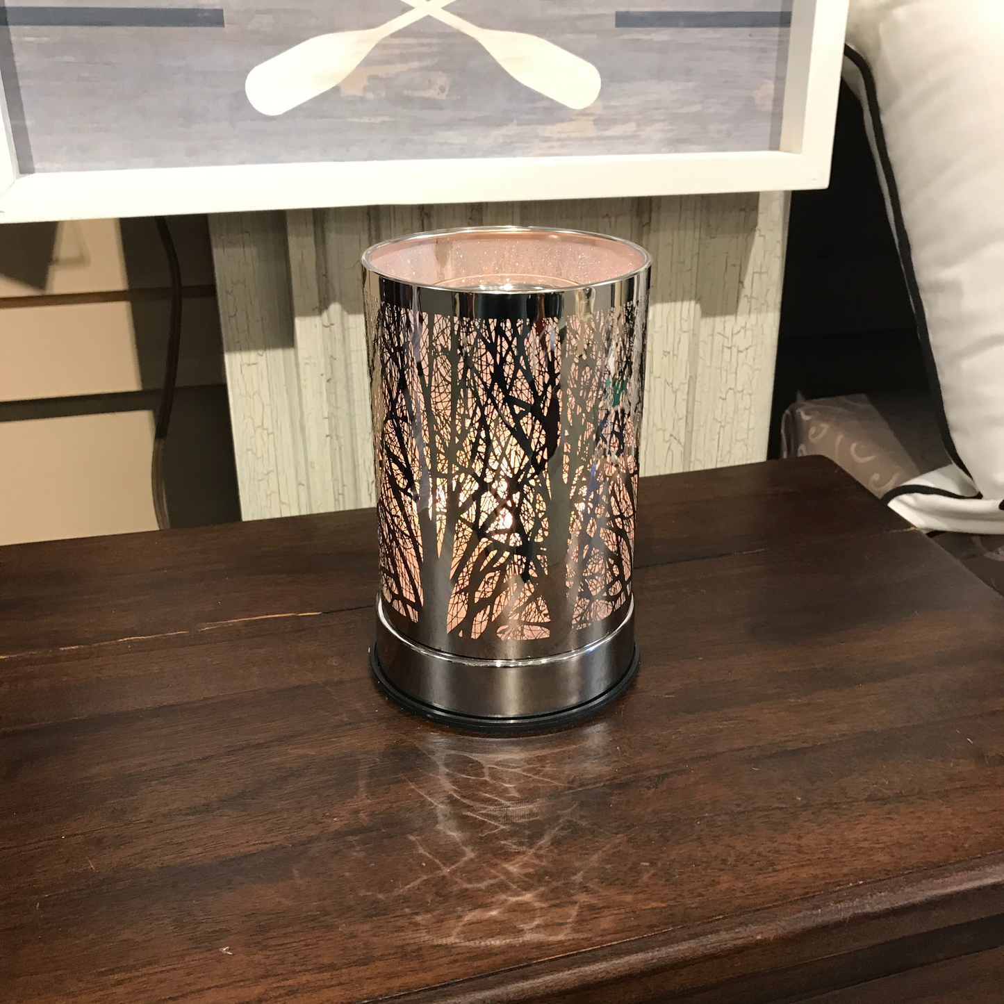 Touch Lamp - Silver Forest