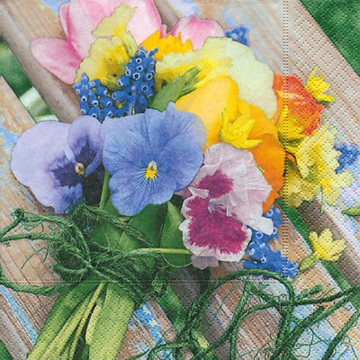 Napkins - Lunch - Colourful Posy