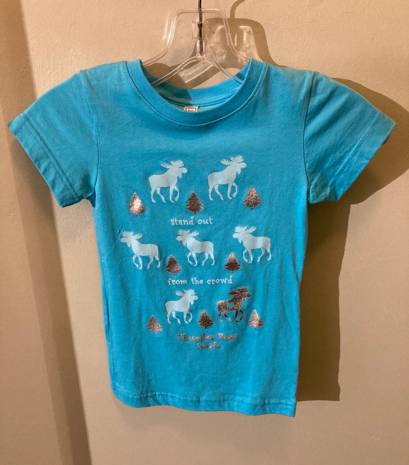Youth T-Shirt - Stand Out From The Crowd - Light Blue
