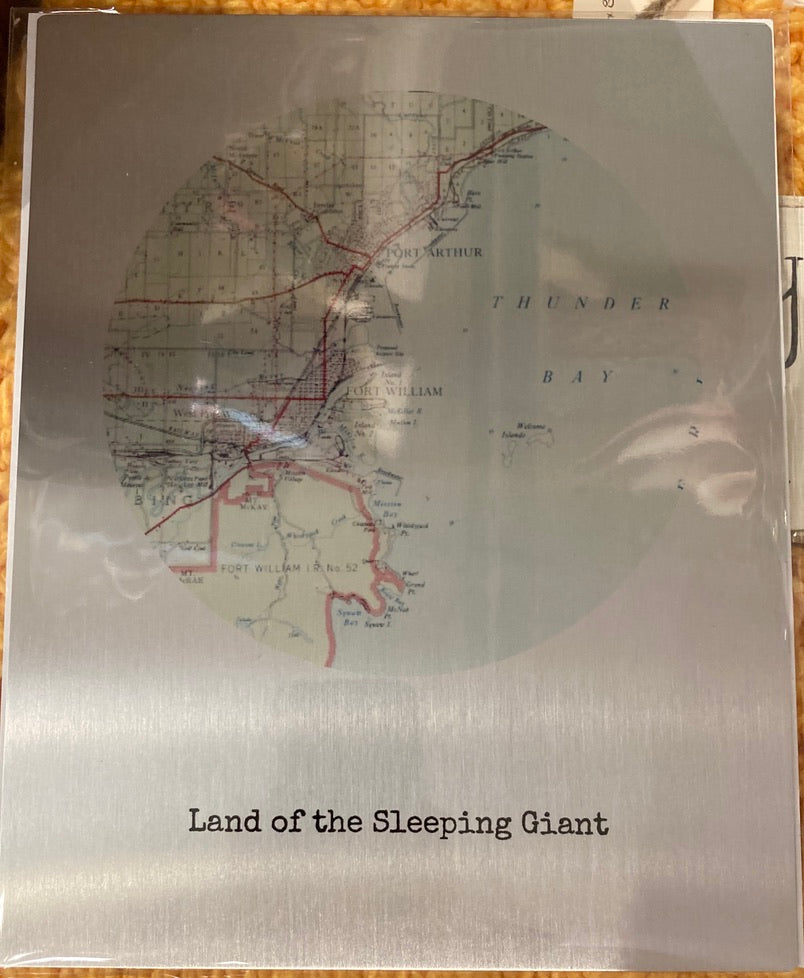 Hometown Series - Souvenir - Metal Wall Art - Land of the Sleeping Giant