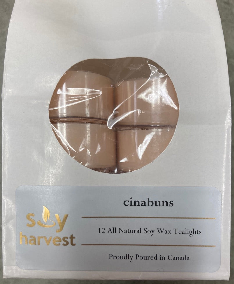 Soy Harvest Candles - Cinabuns - Tea Lights