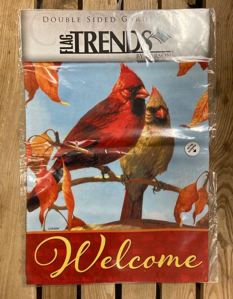 Garden Flag - Birds of fall
