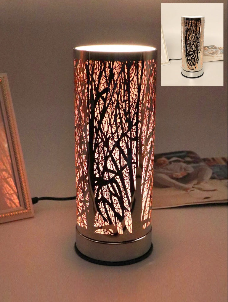 Touch Lamp - Silver/Brown