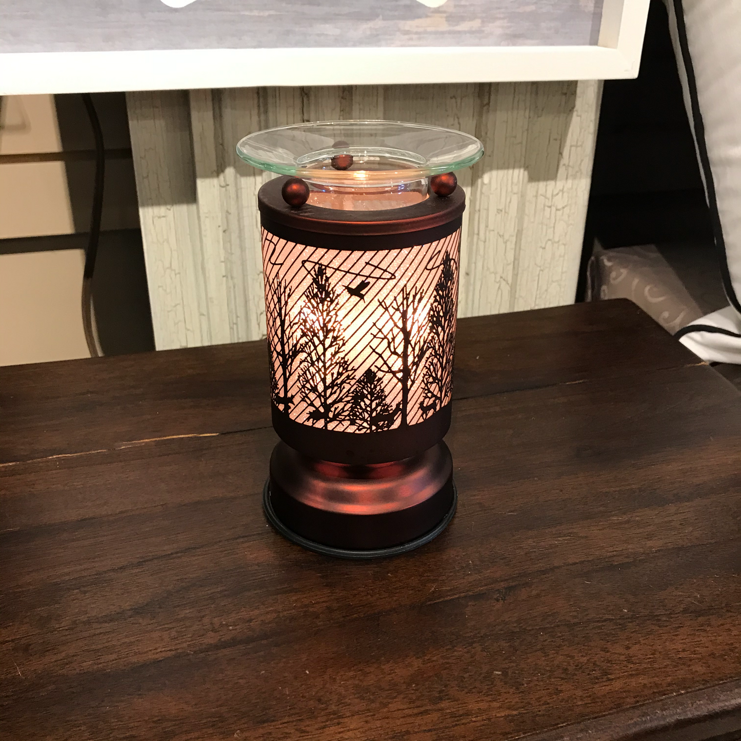 Touch Lamp - Copper Tree