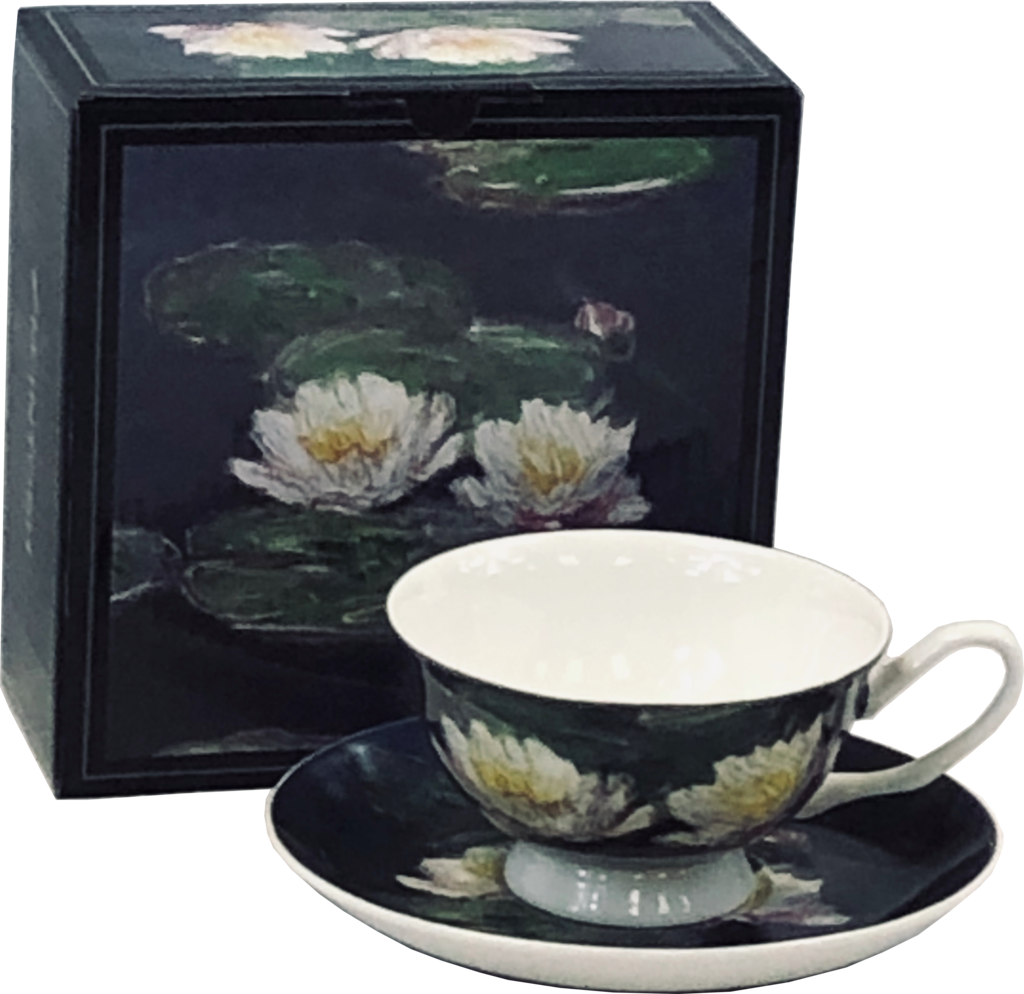 McIntosh China - Claude Monet - Water Lilies - Tea Cup and Saucer