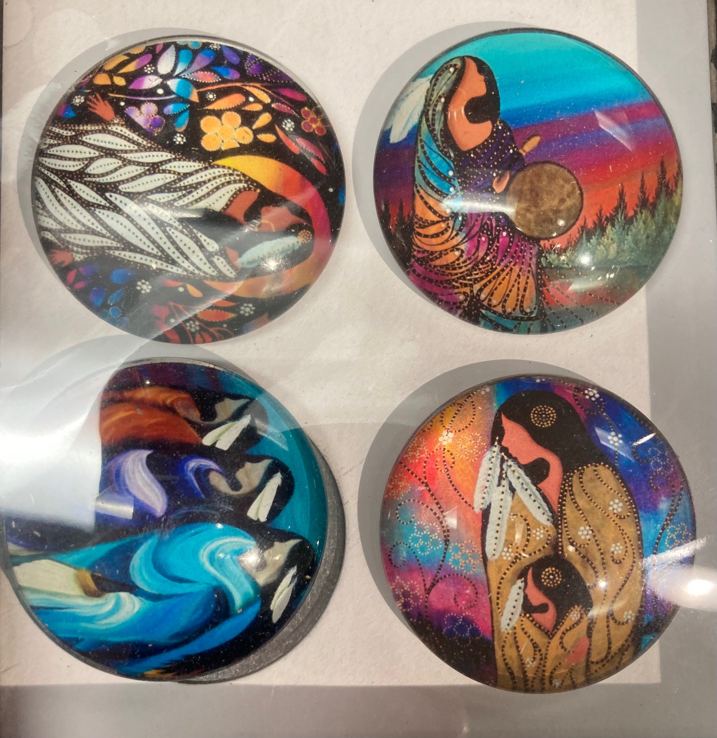 Souvenir - Glass Magnet Set