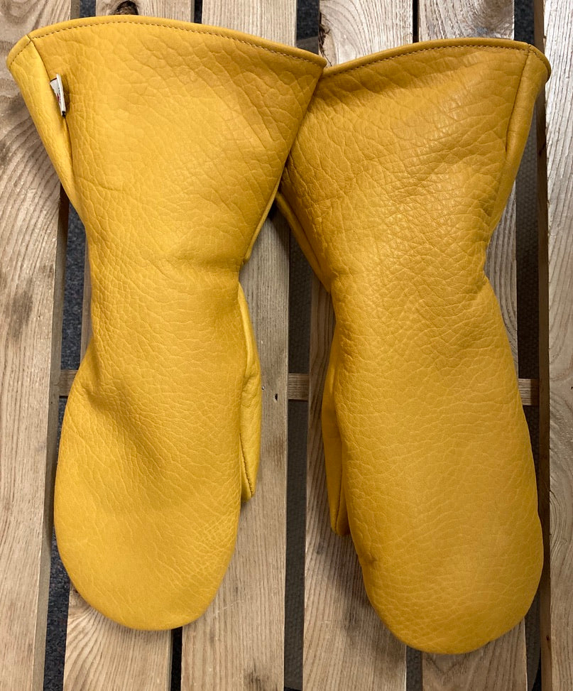 Hides in Hand - Light Brown, Moose Grain Gauntlet Mitt