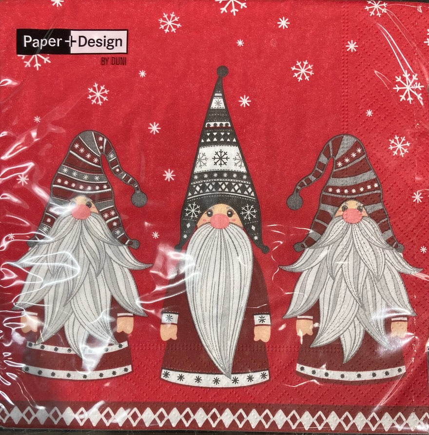 Napkins - Cocktail - Gnomes