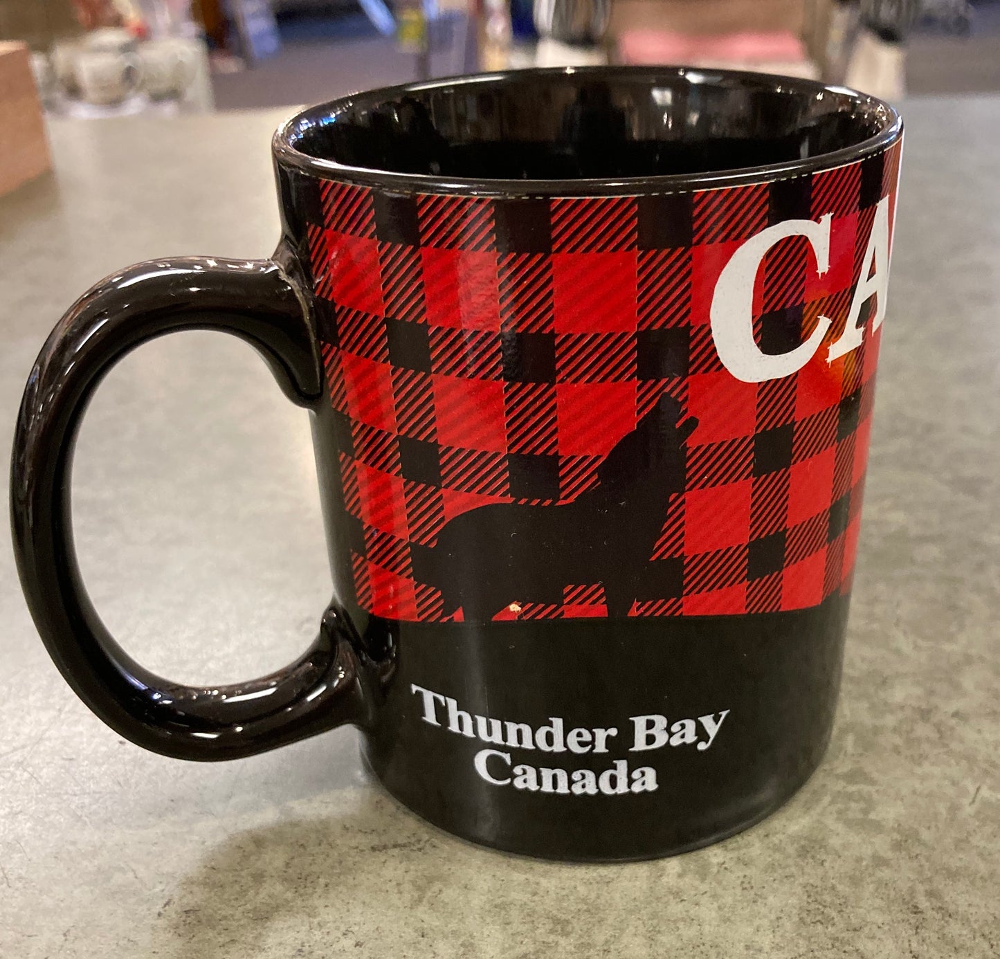 Souvenir Mug - Thunder Bay, Canada - Plaid