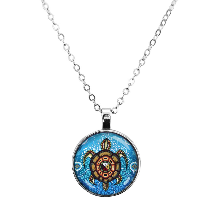 Oscardo - James Jacko - Dome Necklace - Medicine Turtle