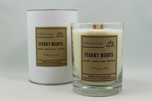 Soy Harvest Candles - Starry Nights - Timber Flame
