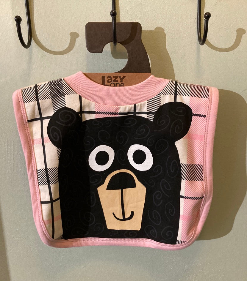 Baby - Bib - Bear(Pink)