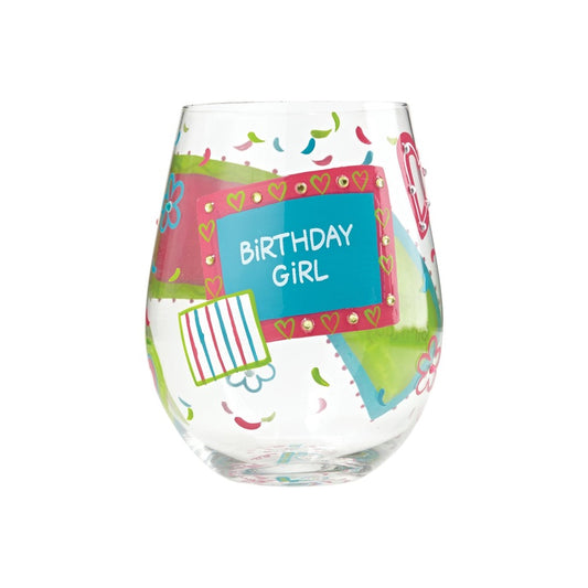 Lolita - Birthday Girl - Stemless Wine Glass