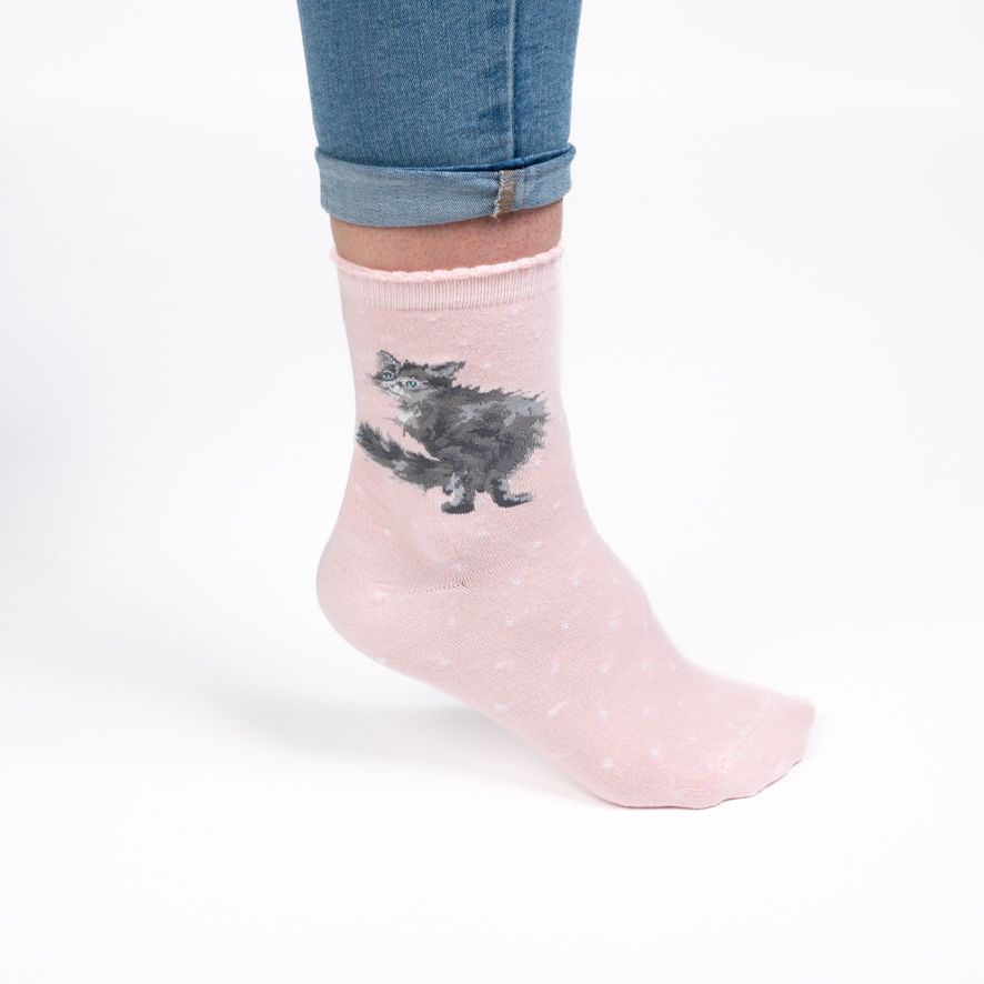 Wrendale Designs - Socks - Glamour Puss
