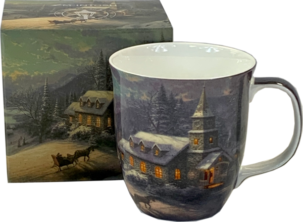 McIntosh China - Thomas Kinkade - Sunday Evening Sleighride Java Mug