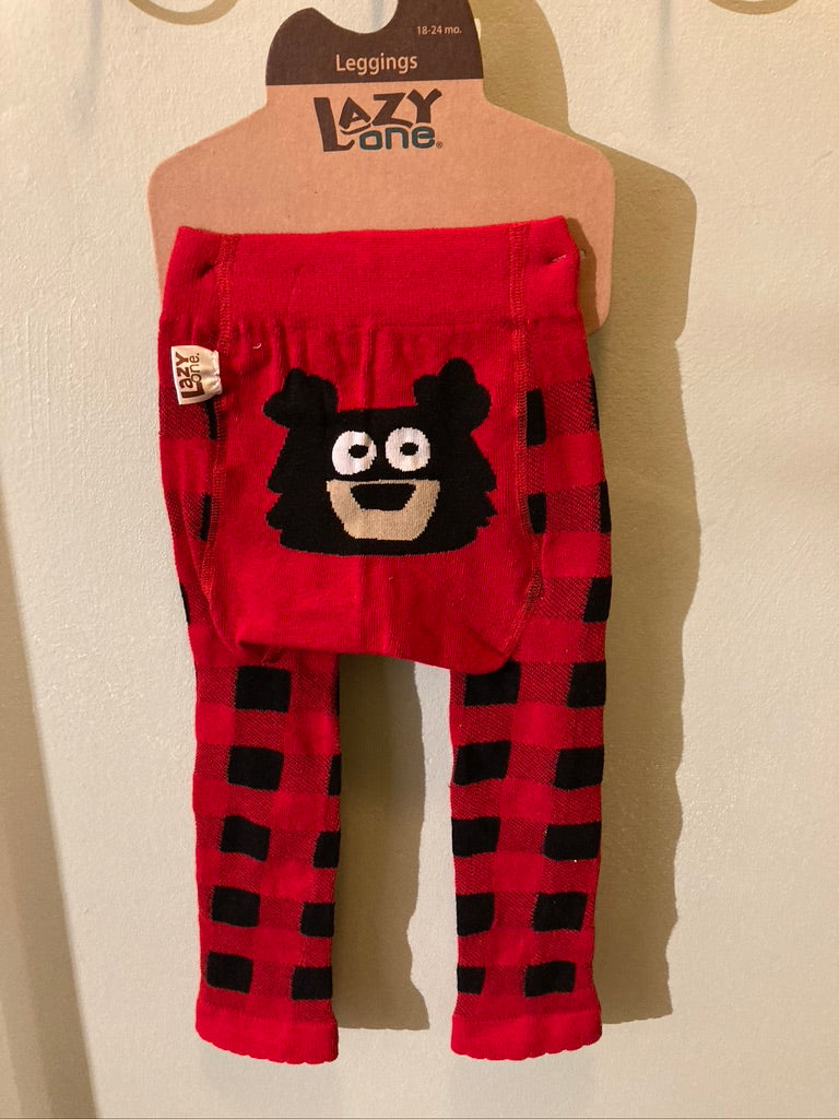 Baby - Lazy One Leggings - Bear
