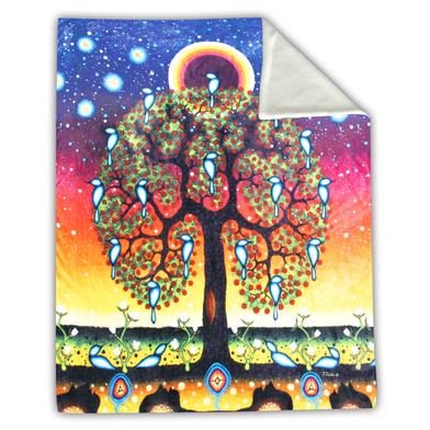 Oscardo - James Jacko - Faux Rabbit Fur Throw Blanket - Tree of Life