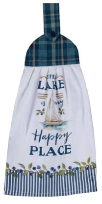 Tea Towel - The Lake is My Happy Place