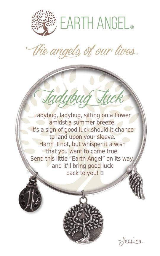 Earth Angel Bracelet - "Ladybug Luck"