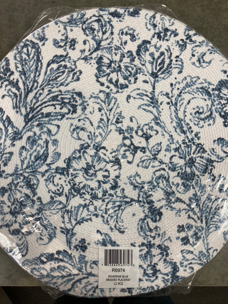 Braided Placemat - Bohemian Blue
