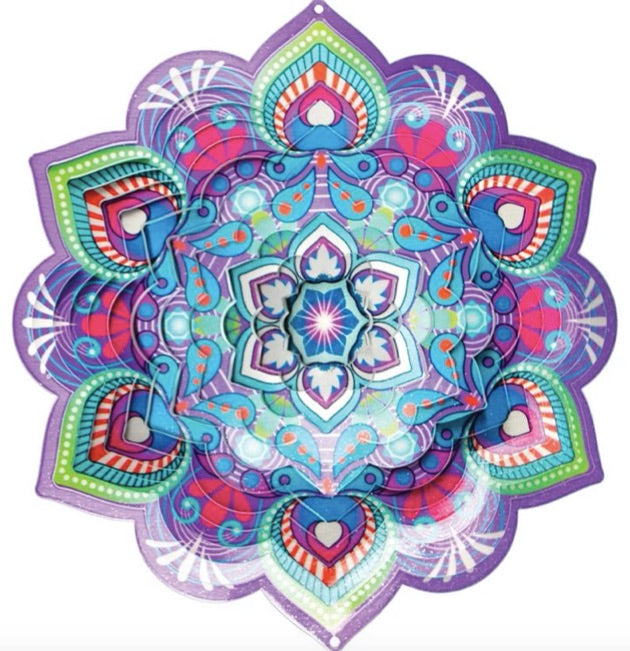 Garden - Wind Spinner - Lotus Mandala