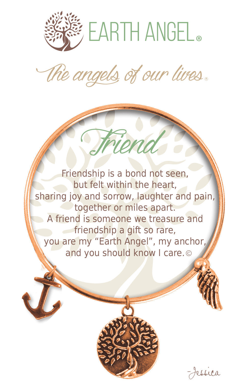 Earth Angel Bracelet - "Friend"