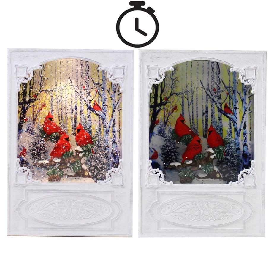 Christmas - Lantern Book with Cardinal
