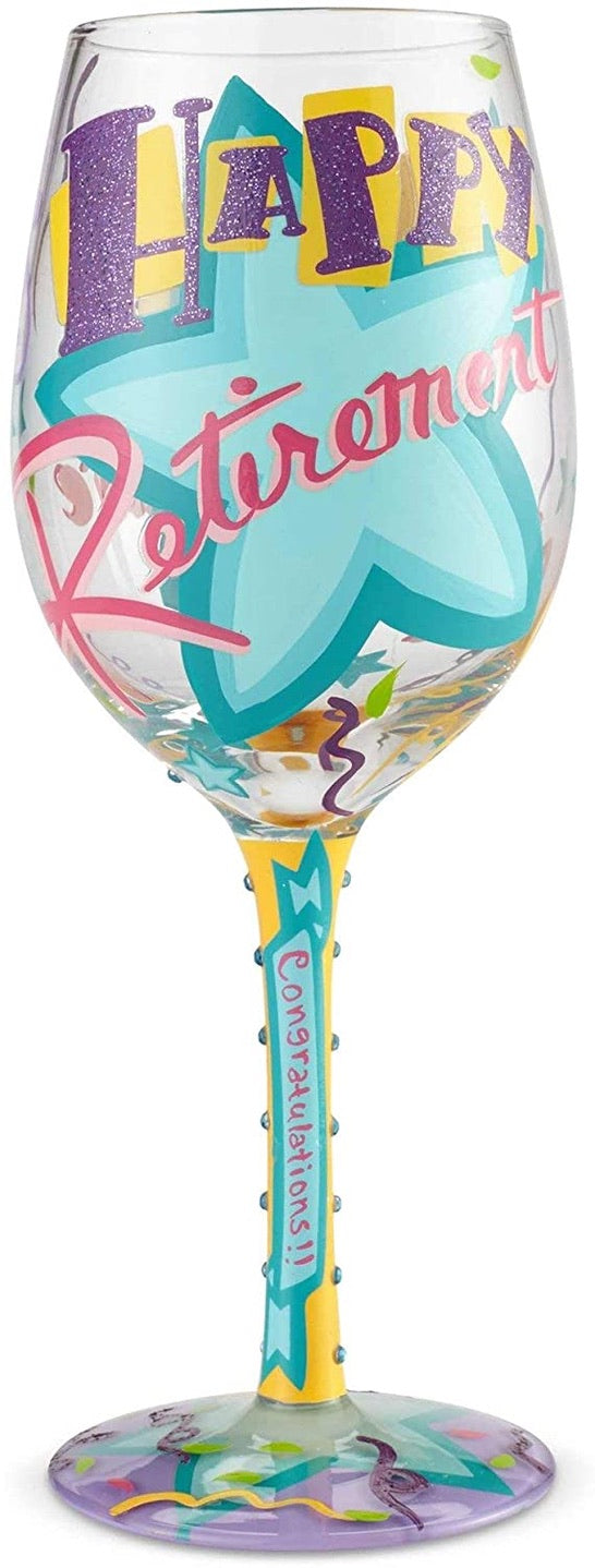 Lolita Wine Glass - Happy Retirement