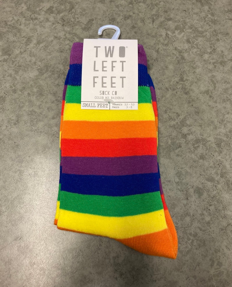 Two Left Feet Socks - Colour Me Rainbow – Authentique Gift Shop
