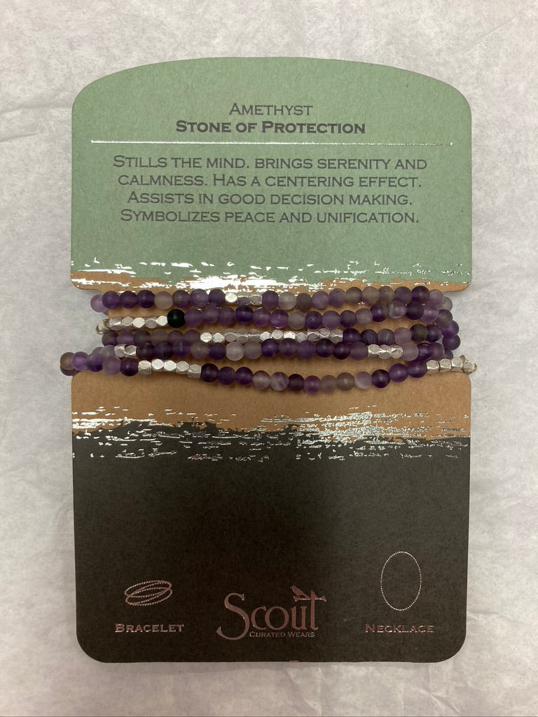 Scout Curated Wears - Amethyst Bracelet/Necklace