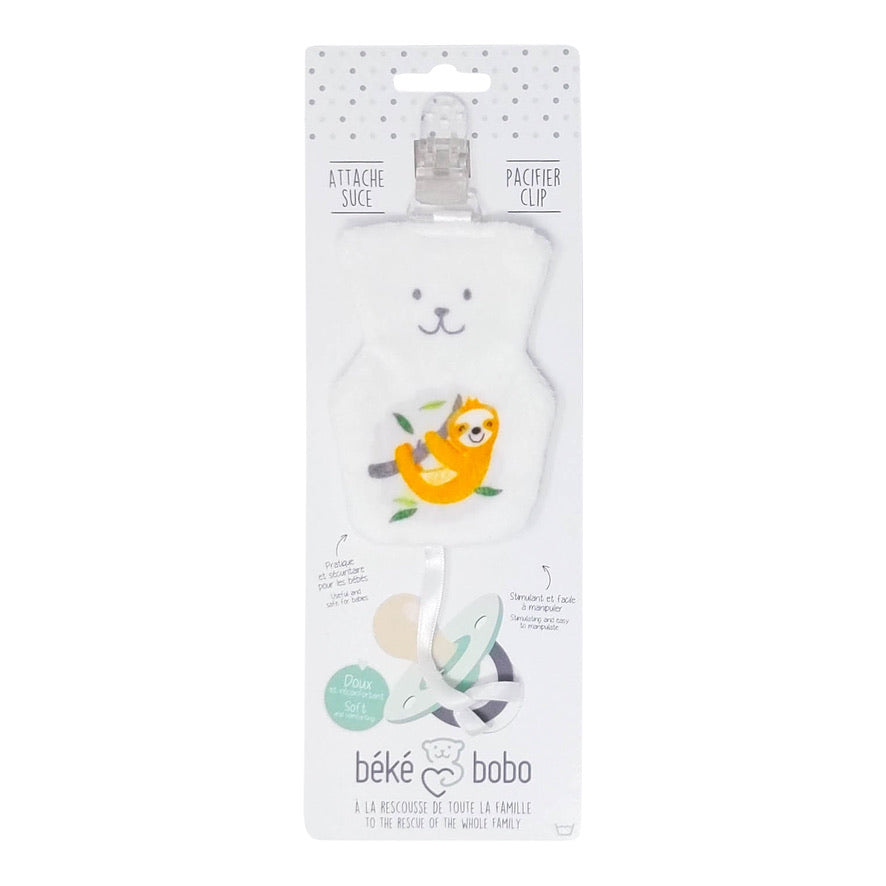 Béké Bobo - Pacifier Clip - Sloth
