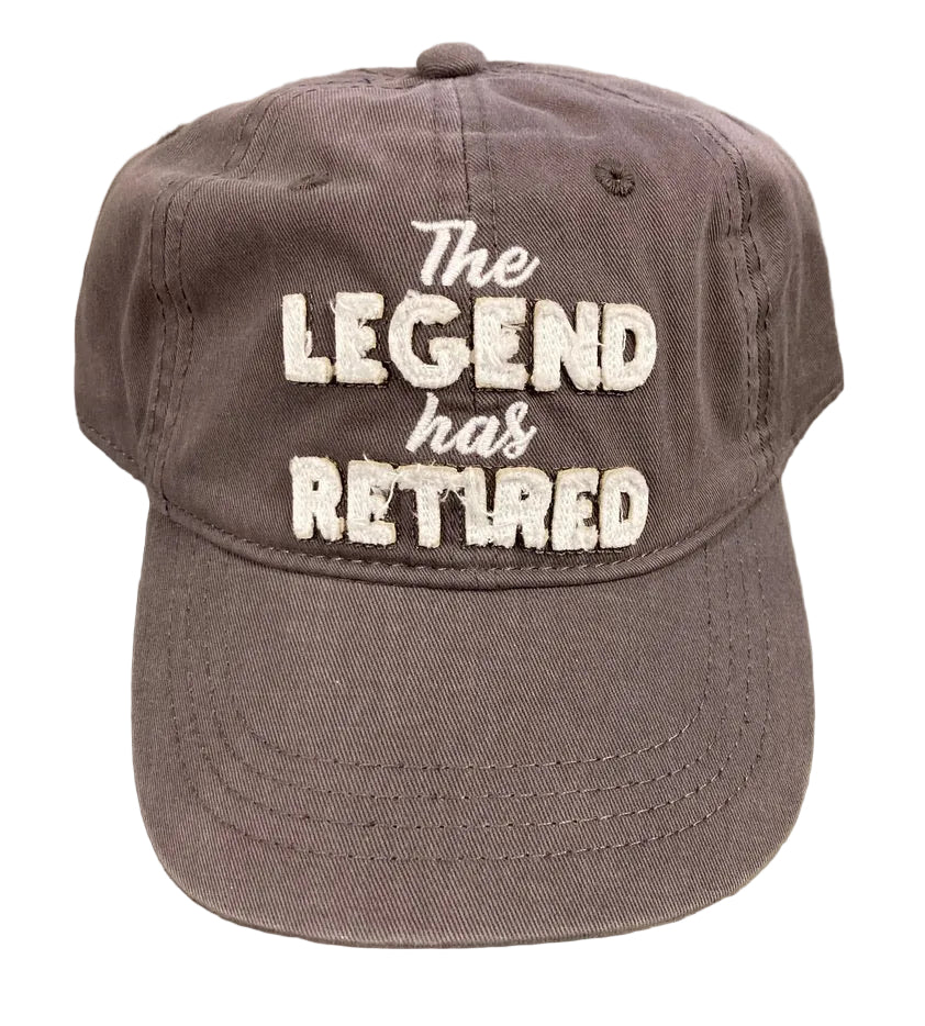 Retirement - Cap - "The Legend Has Retired"