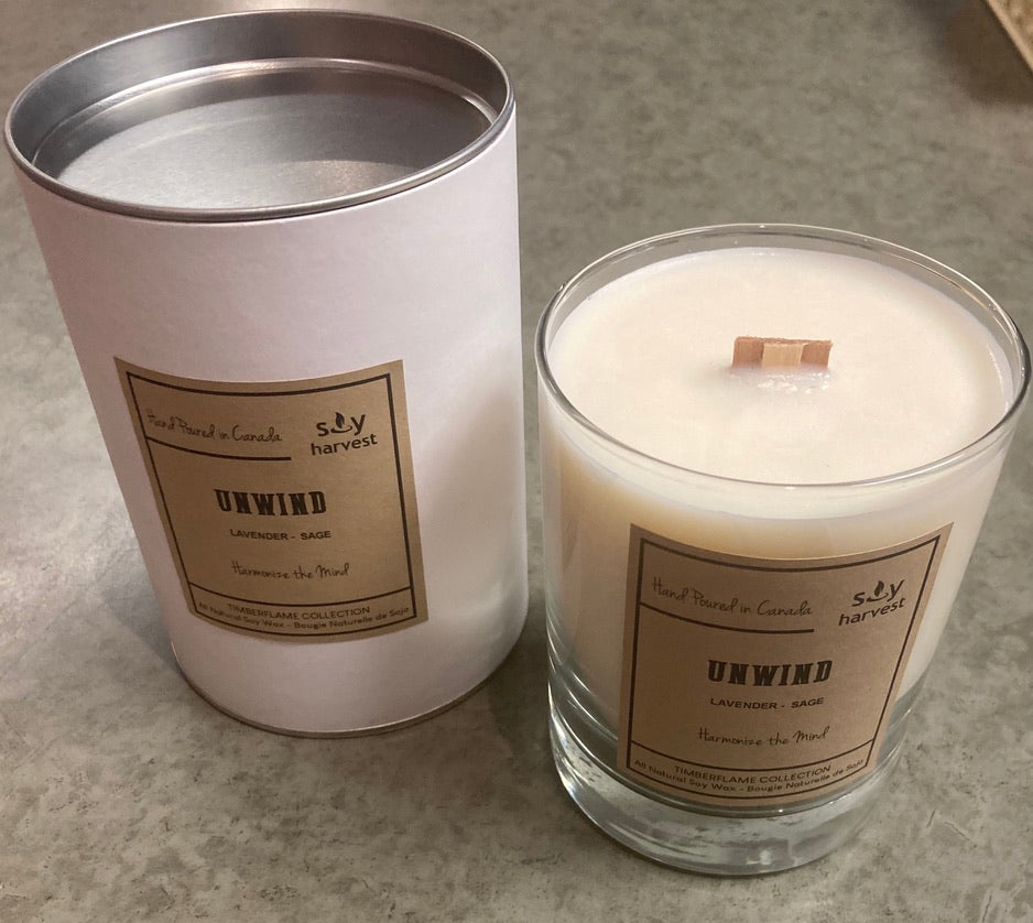 Soy Harvest - Unwind - Timber Flame