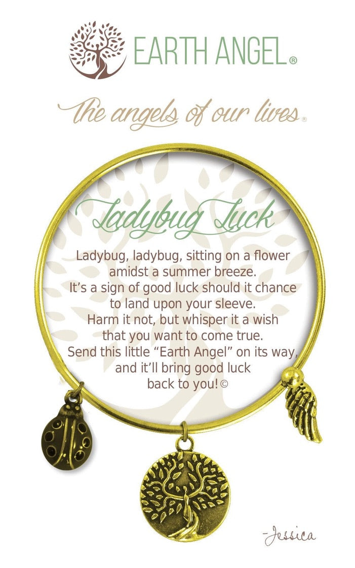 Earth Angel Bracelet - "Ladybug Luck"