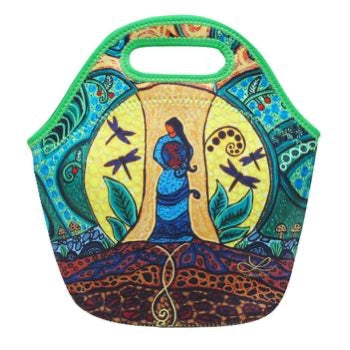 Oscardo - Leah Dorion - Insulated Lunch Bag - Strong Earth Woman