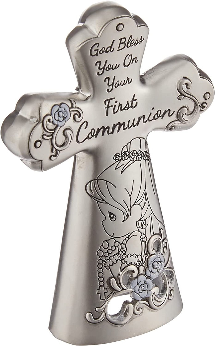 Precious Moments - Communion Cross - Boy