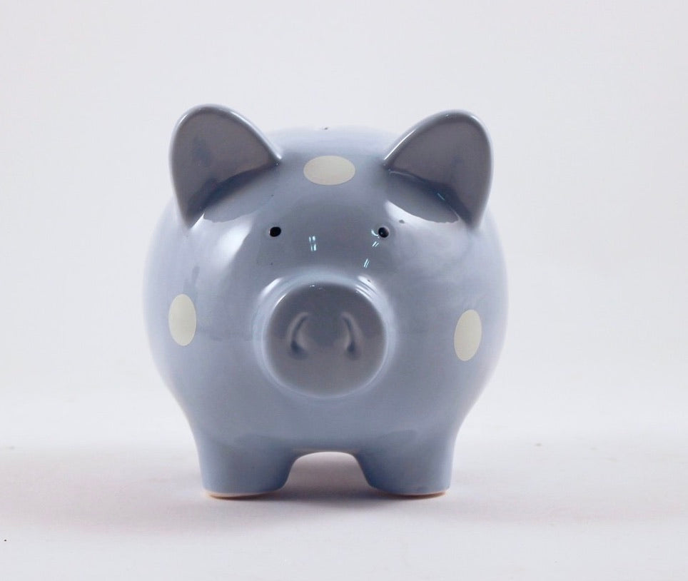 Piggy Bank - Poka Dots