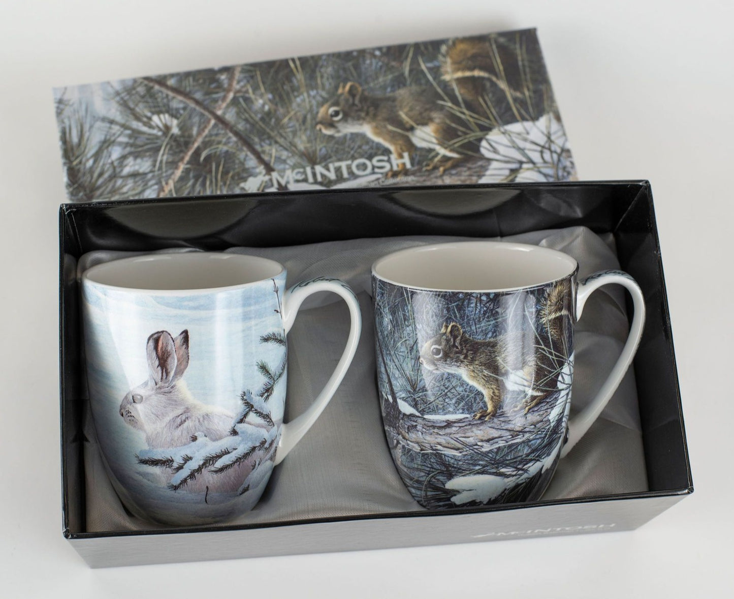 McIntosh China - Robert Bateman - Set of 2 - "Woodland Animals"