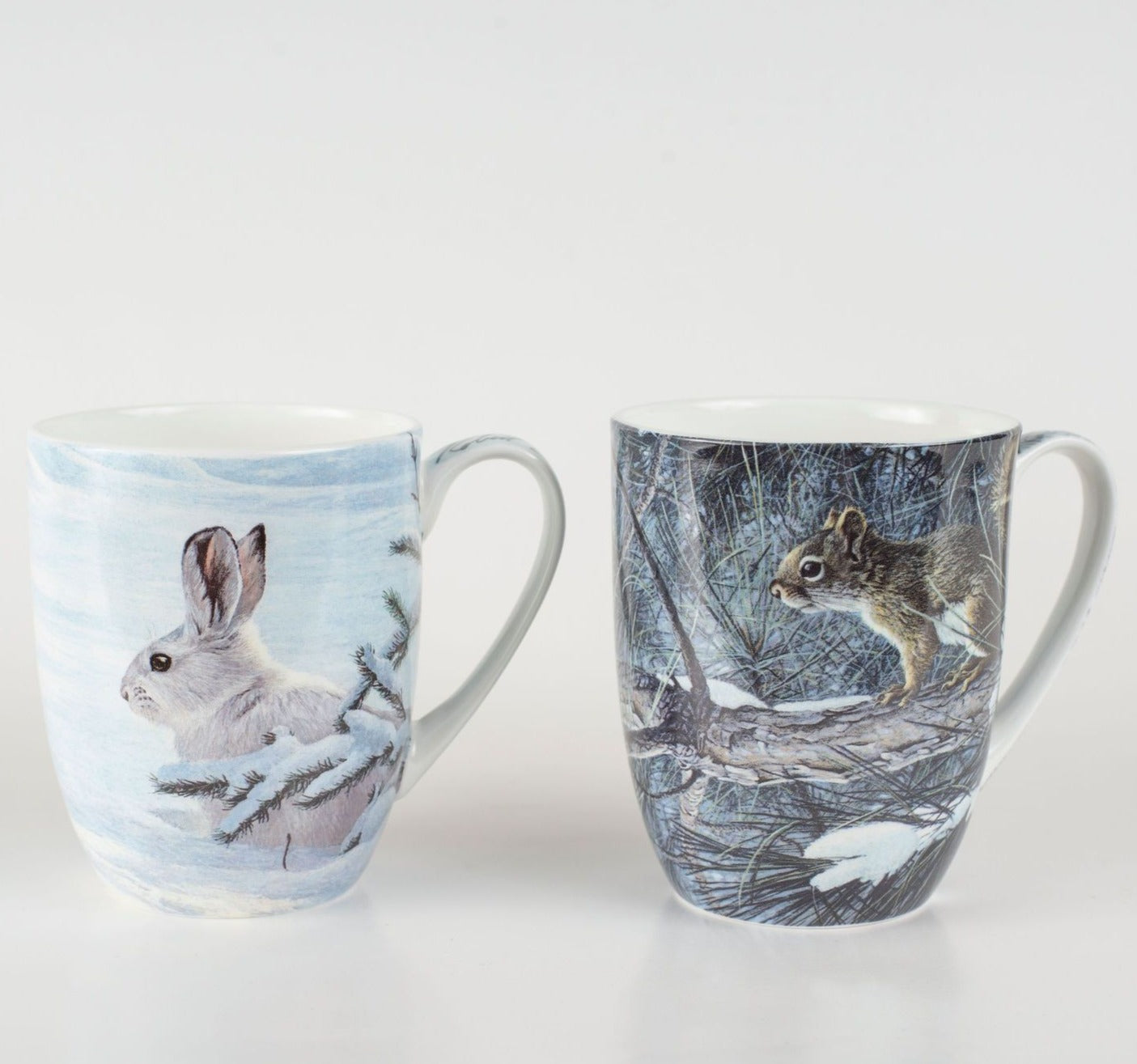 McIntosh China - Robert Bateman - Set of 2 - "Woodland Animals"