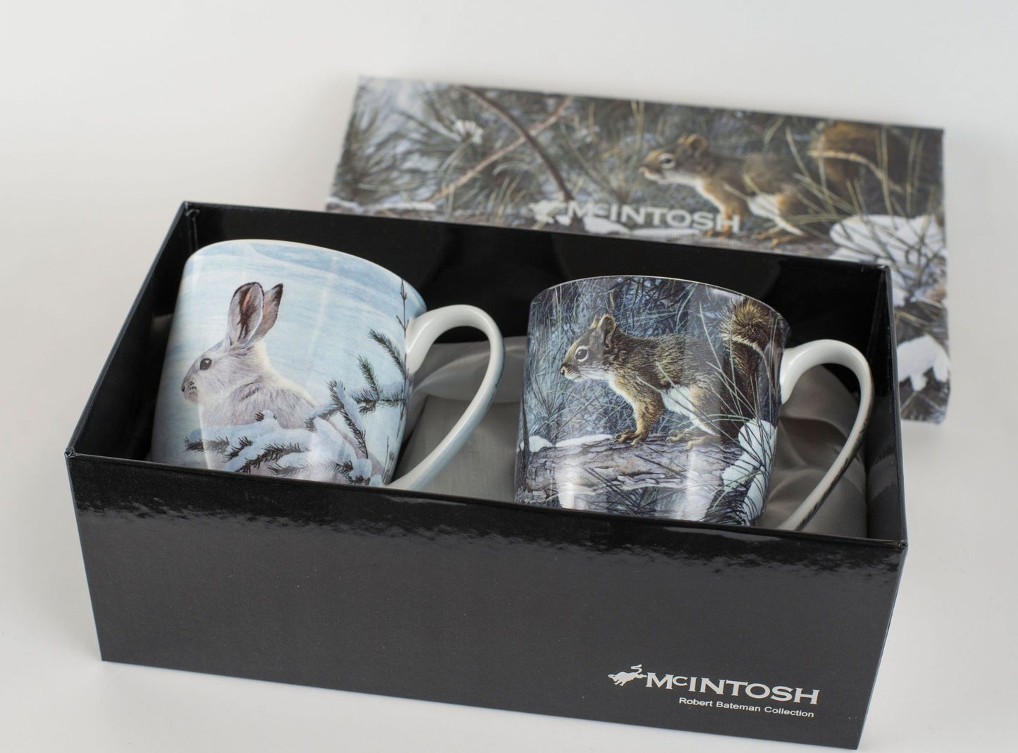 McIntosh China - Robert Bateman - Set of 2 - "Woodland Animals"