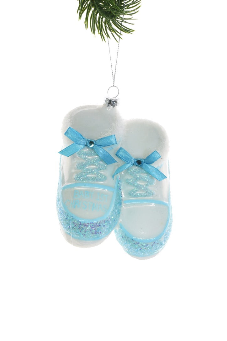 Christmas - Baby's First Christmas - Glittery Shoes Ornament