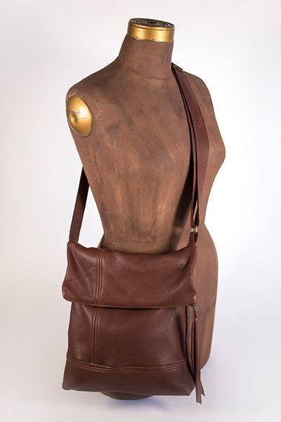 Hides in Hand Bag - Fold Over Purse - Black
