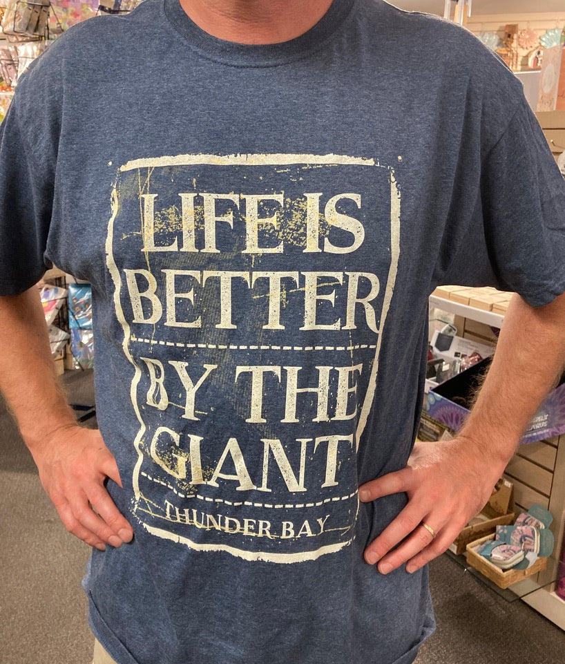 Thunder Bay T-shirt - souvenir clothing - Heather Navy