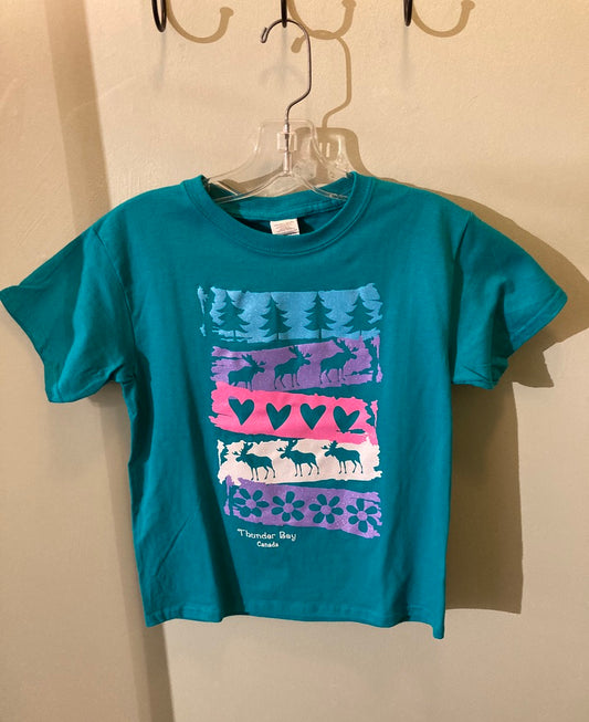 Youth T-Shirt - Thunder Bay, Canada - Teal