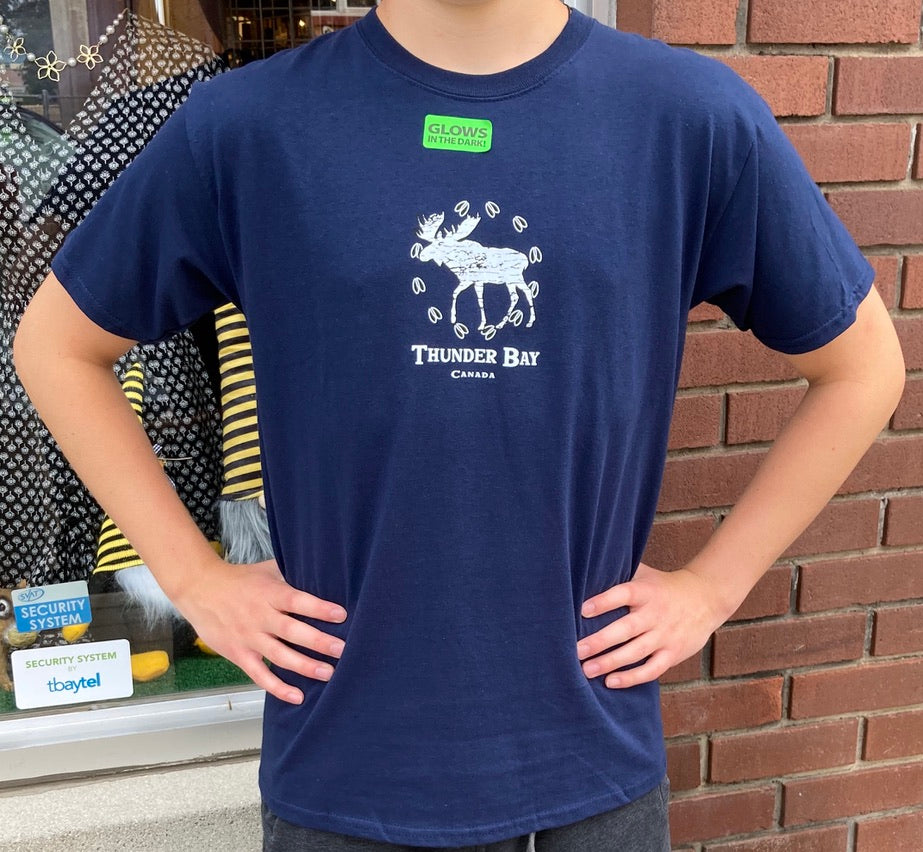 Youth T-Shirt - Thunder Bay, Canada - Glow in the Dark
