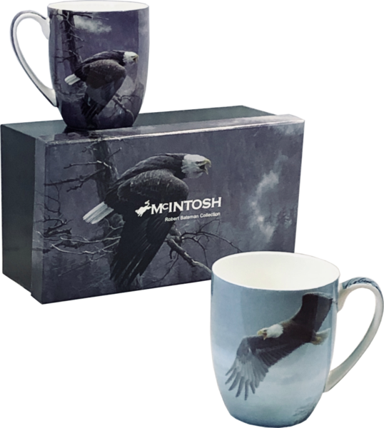 McIntosh China - Robert Bateman - Set of 2 - "Eagles"